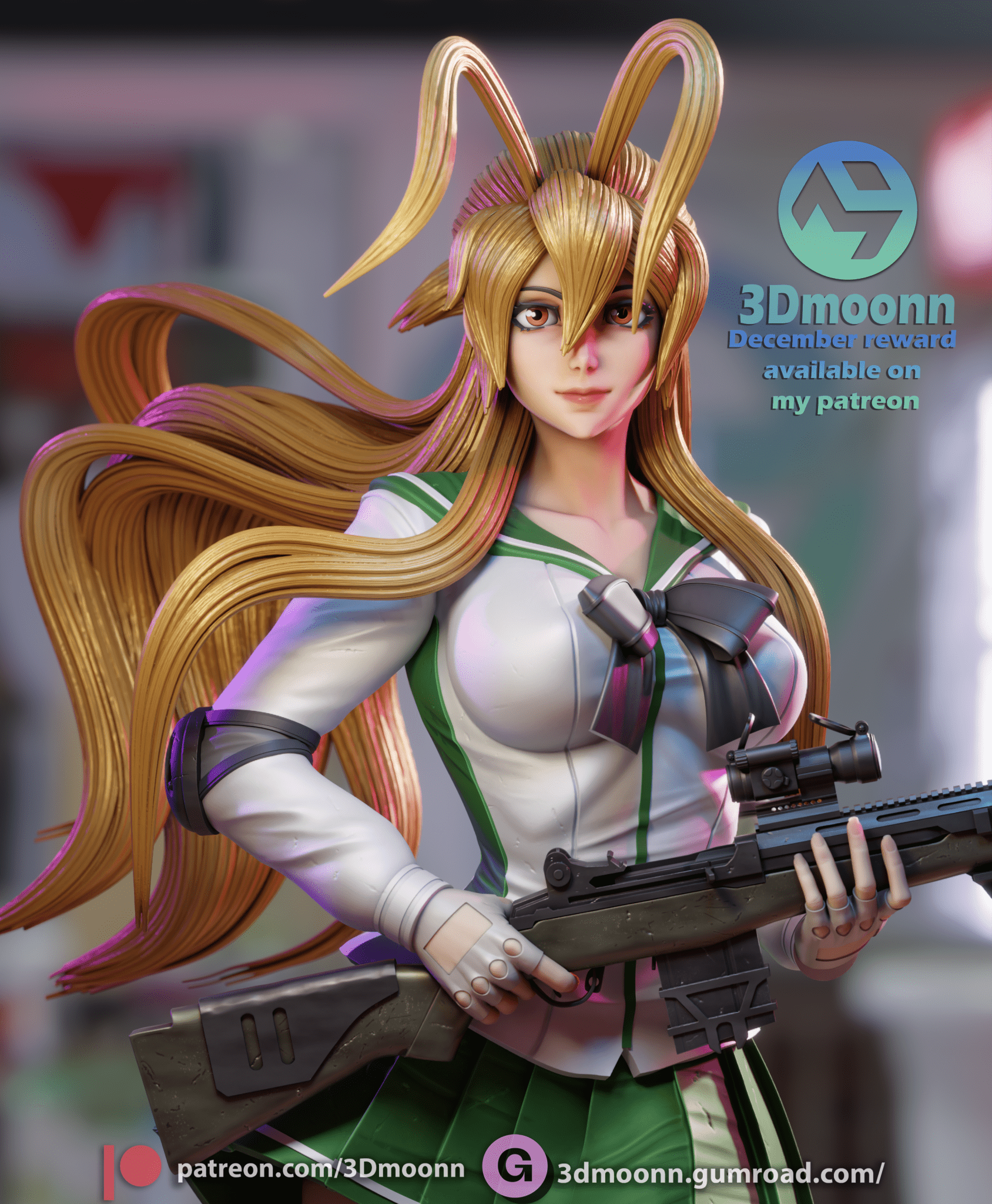 Rei Miyamoto - 3DMoonn - Dark Forge Arts