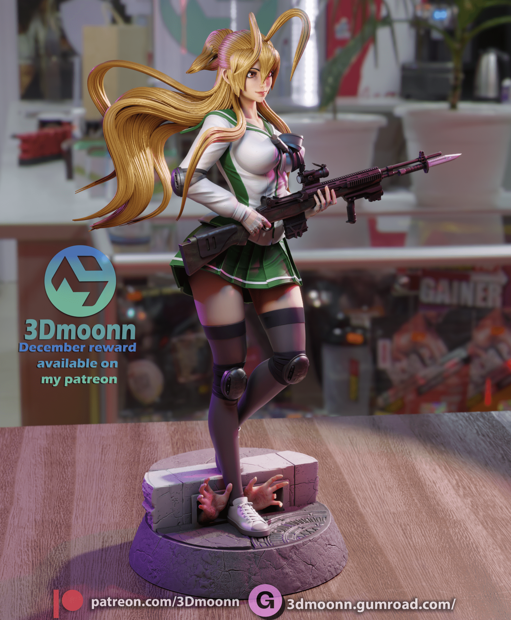 Rei Miyamoto - 3DMoonn - Dark Forge Arts