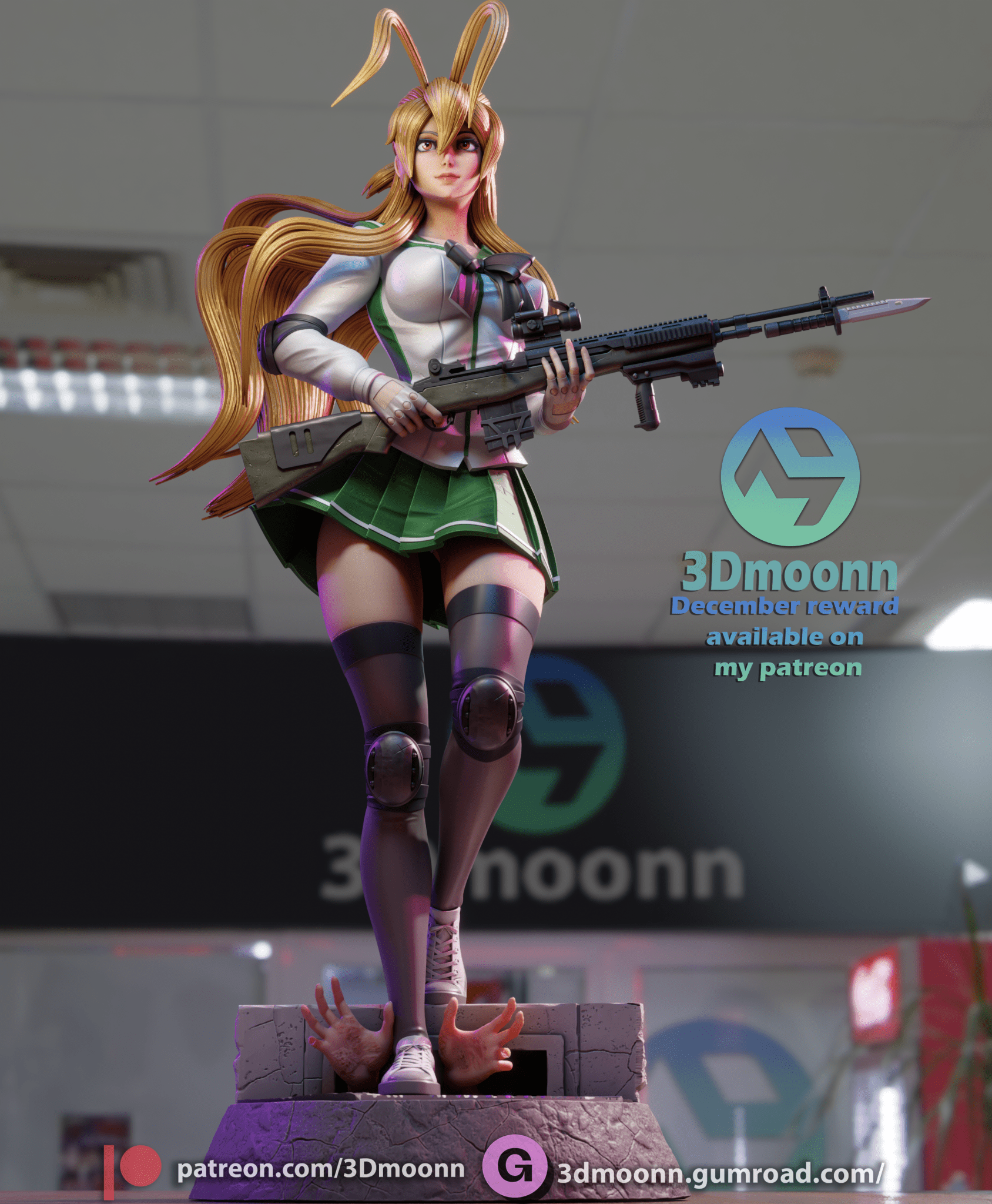 Rei Miyamoto - 3DMoonn - Dark Forge Arts