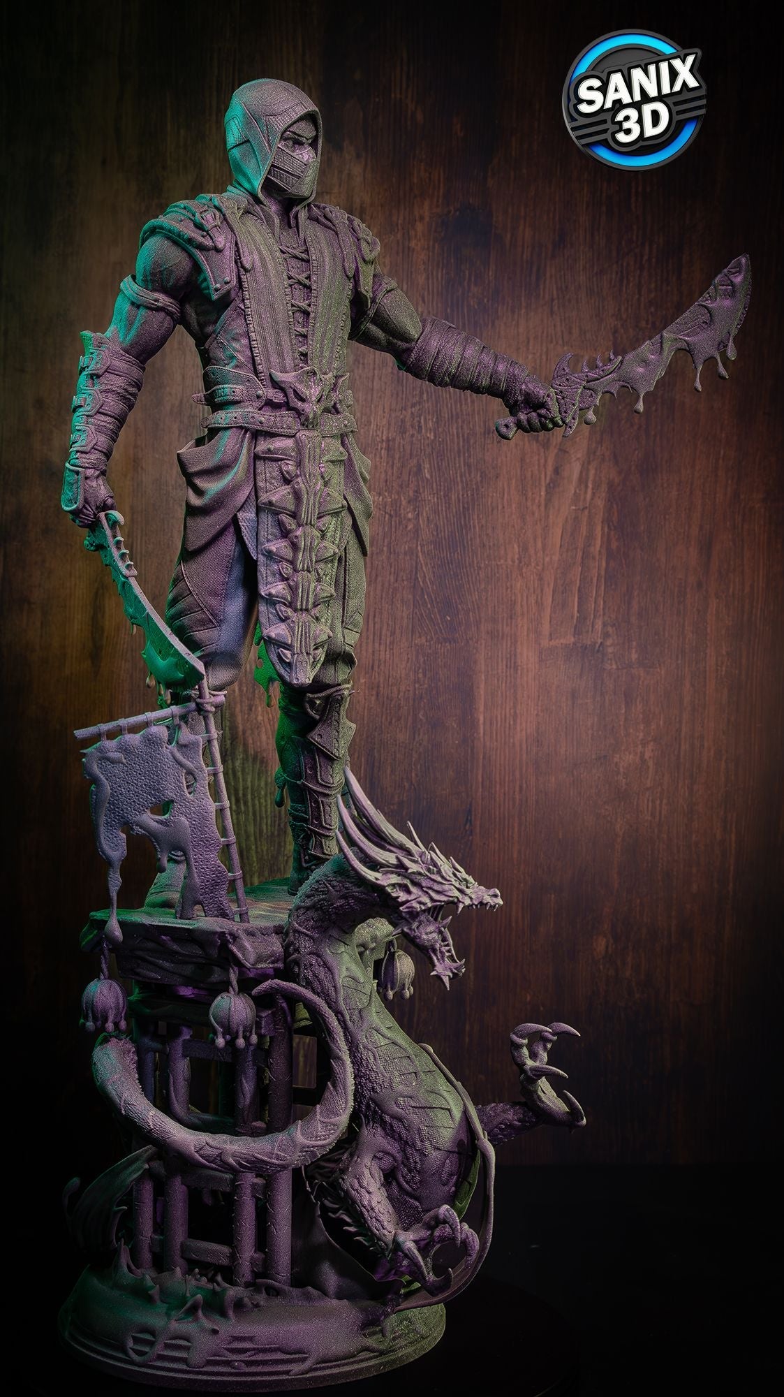 Reptile - Mortal Kombat - Sanix3D - Dark Forge Arts