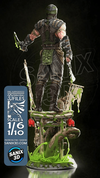 Reptile - Mortal Kombat - Sanix3D - Dark Forge Arts