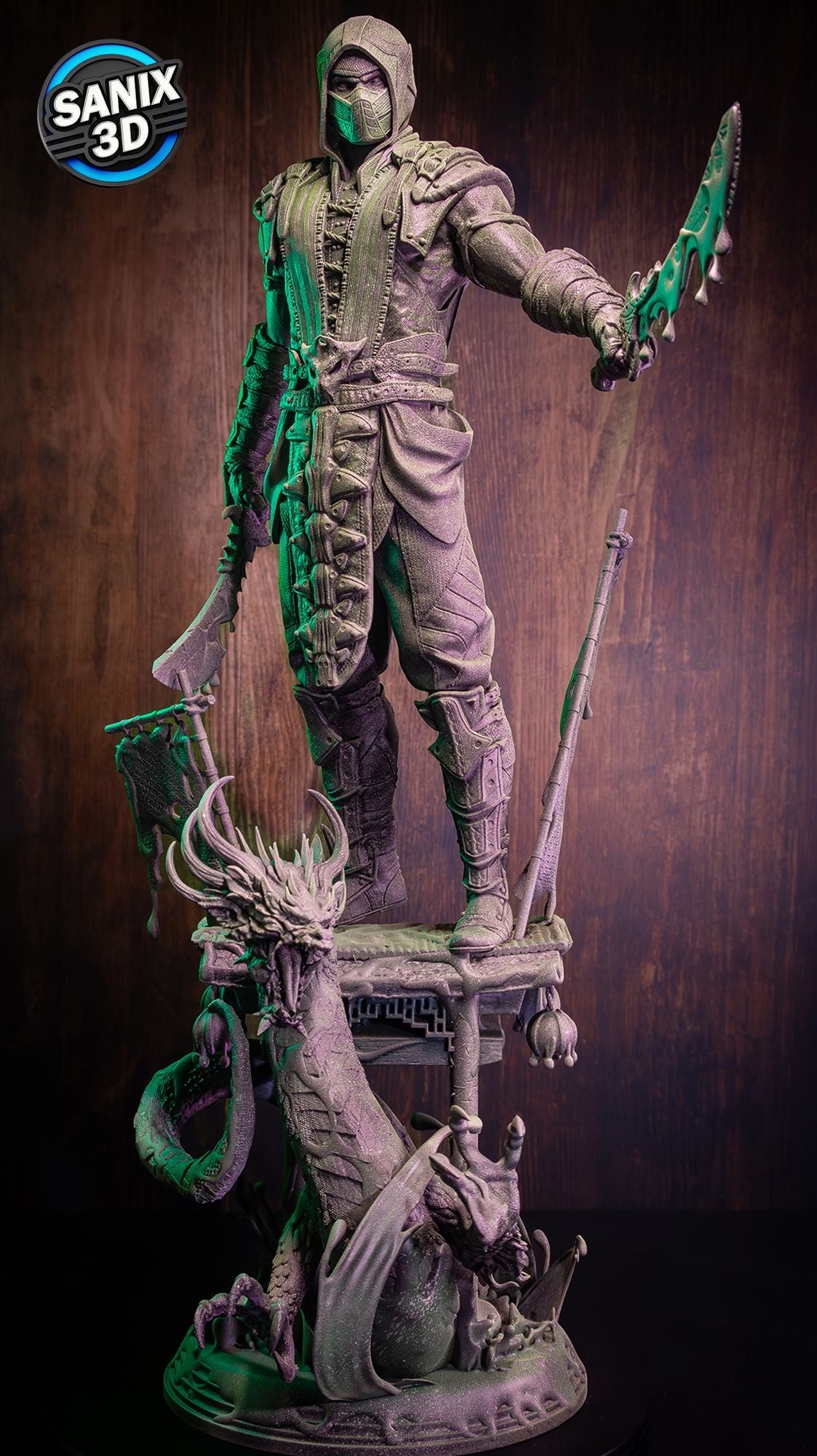 Reptile - Mortal Kombat - Sanix3D - Dark Forge Arts
