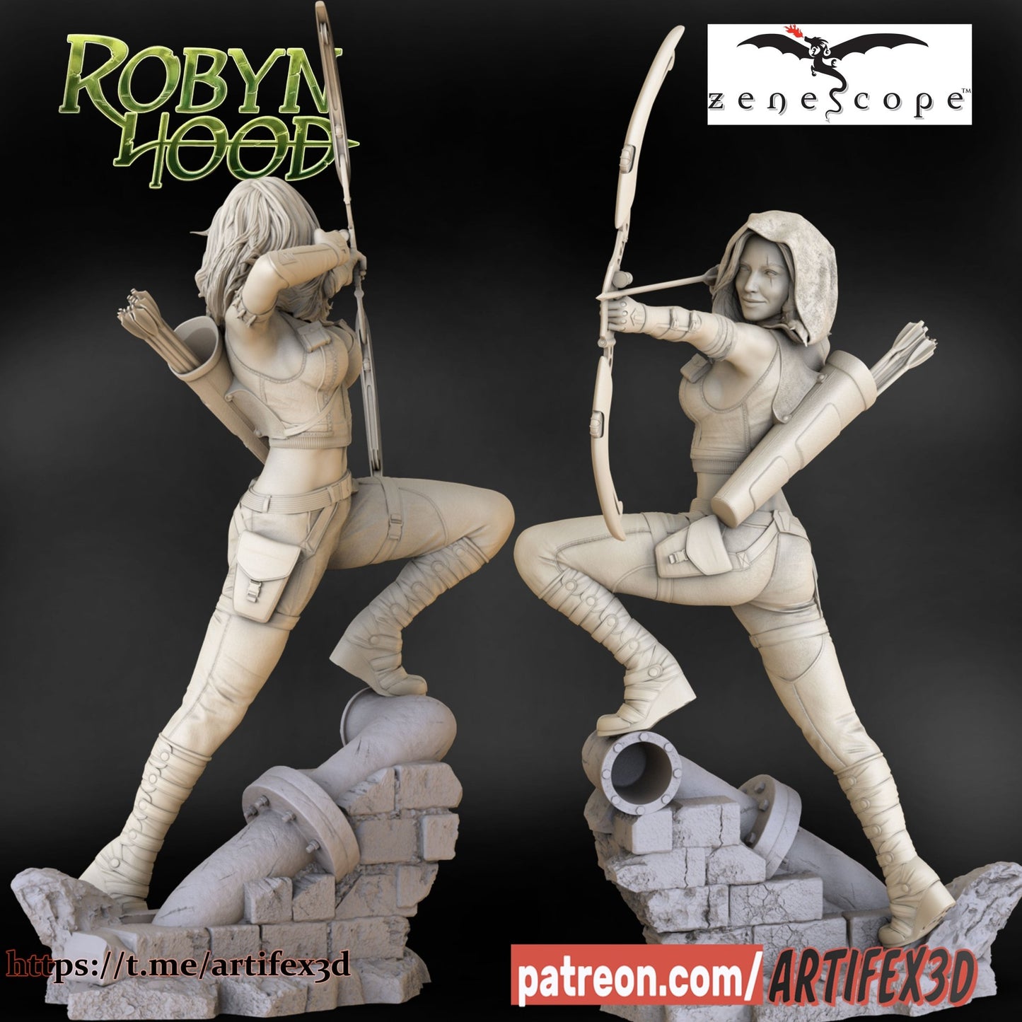 Robyn Hood - Artifex3D - Dark Forge Arts