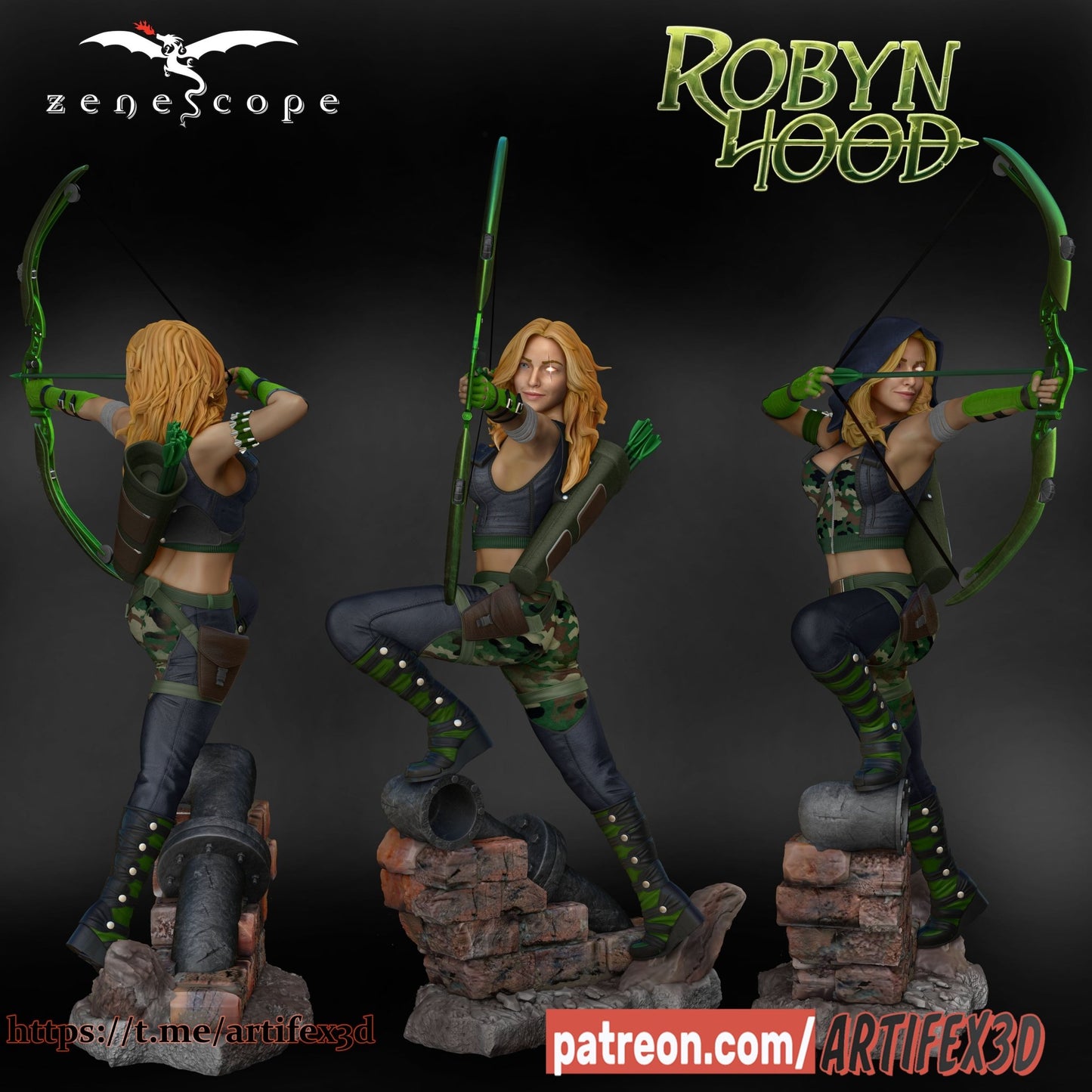 Robyn Hood - Artifex3D - Dark Forge Arts