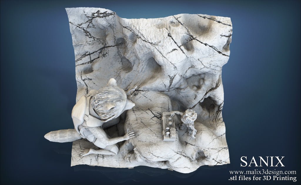 Rocket & Groot v1 - Sanix3D - Dark Forge Arts