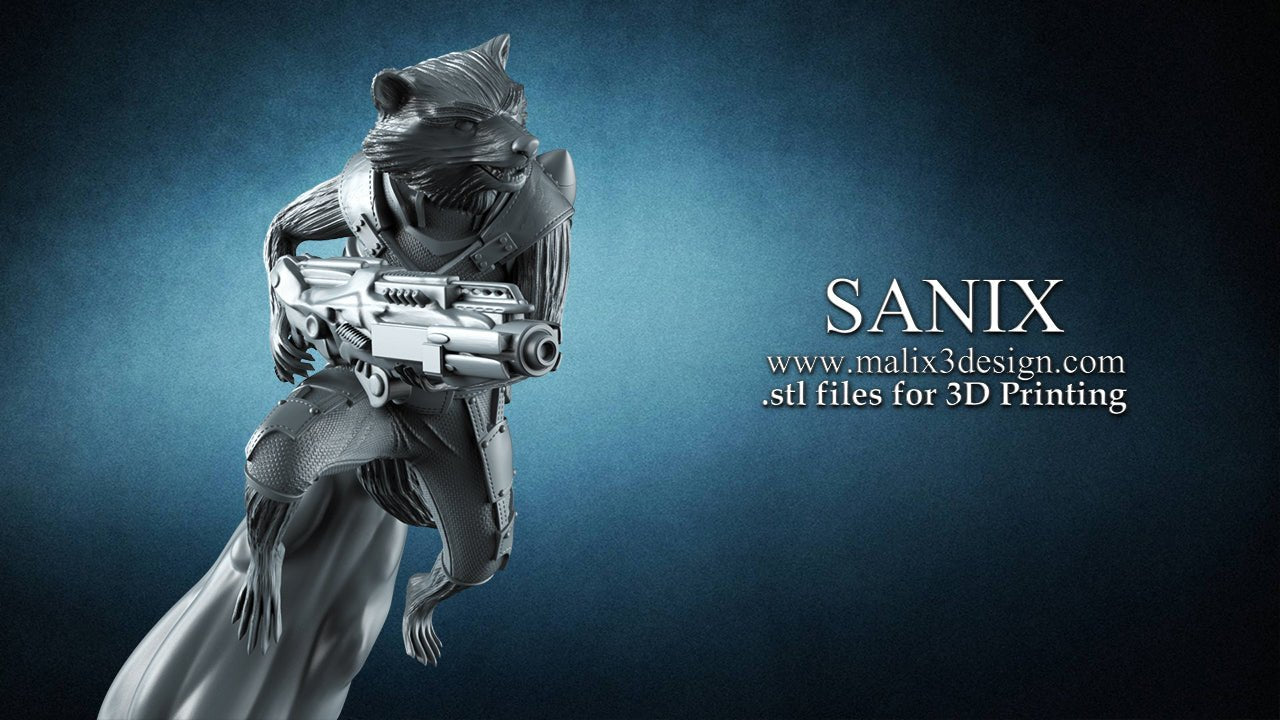Rocket & Groot v2 - Sanix3D - Dark Forge Arts