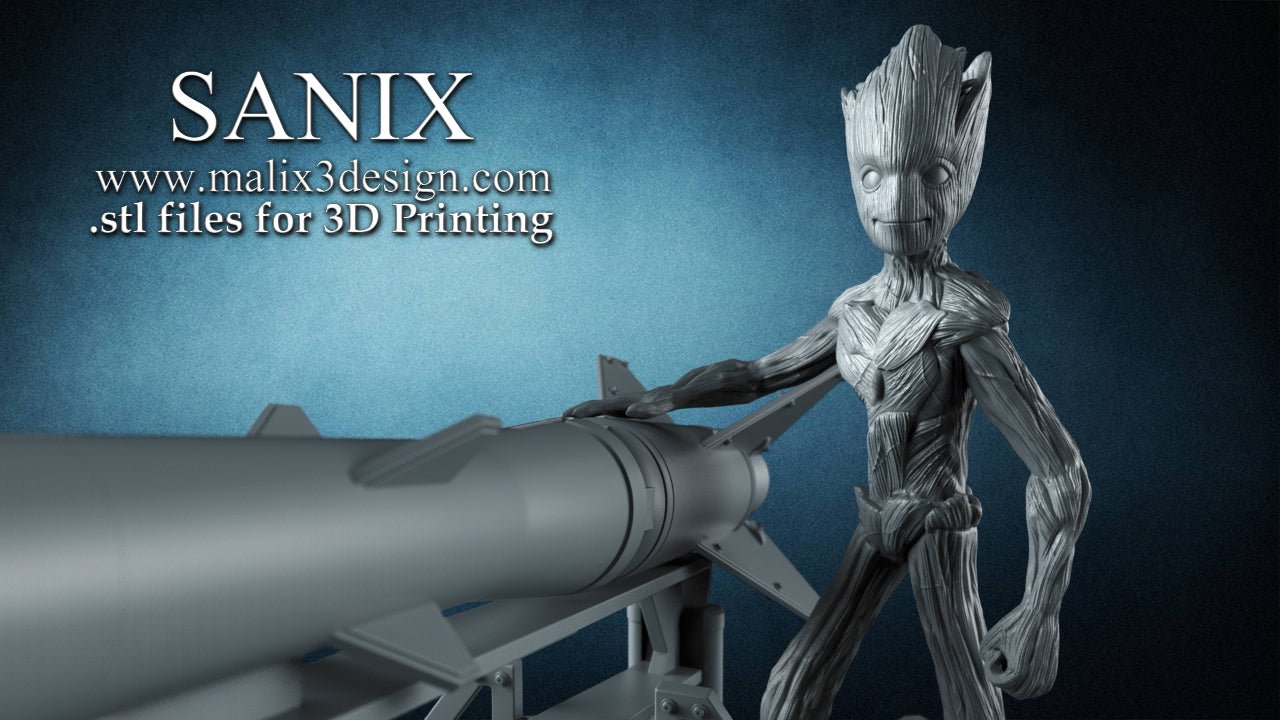 Rocket & Groot v2 - Sanix3D - Dark Forge Arts