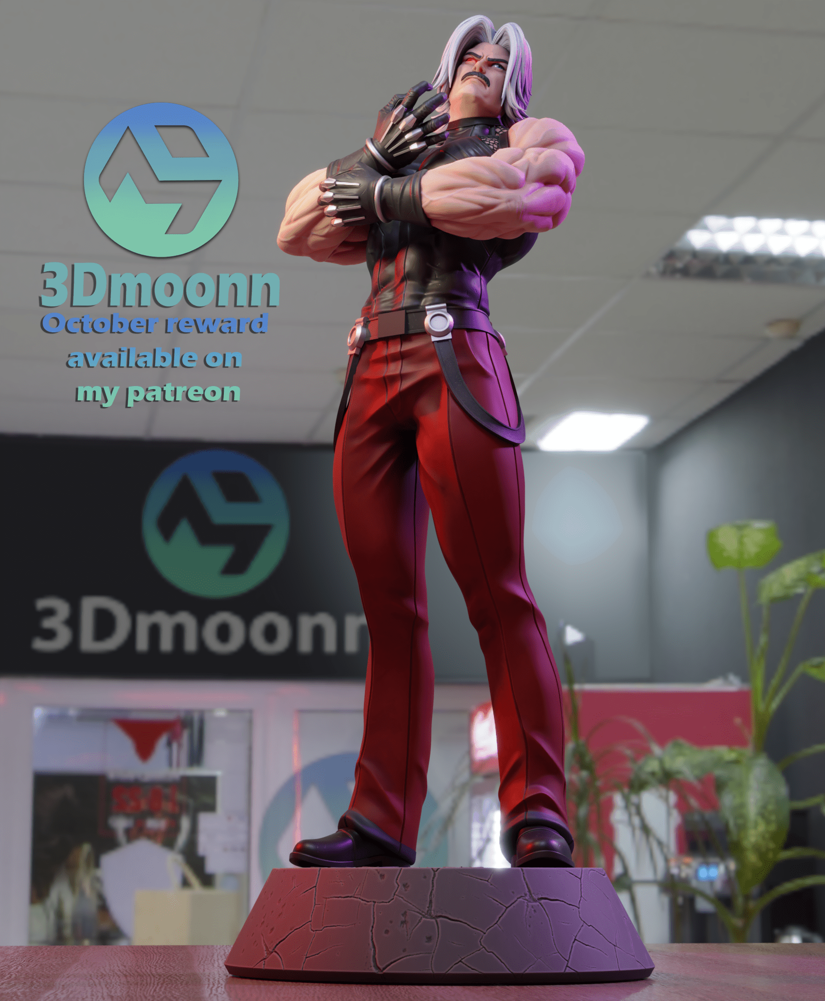 Rugal the King of Fighters - 3DMoonn - Dark Forge Arts