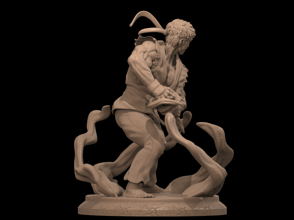 Ryu - CA 3D Studios - Dark Forge Arts