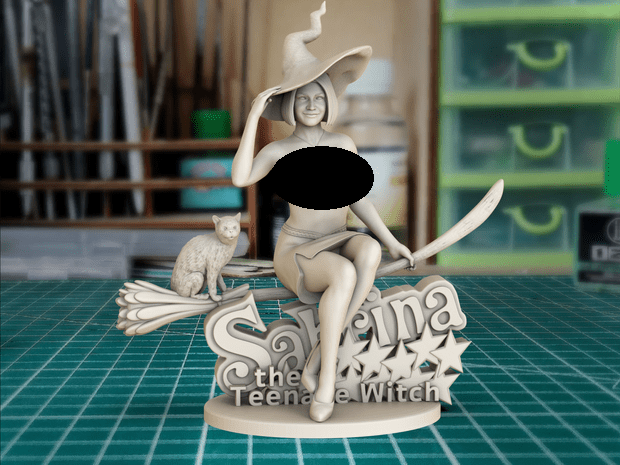 Sabrina the Witch - Artifex3D - Dark Forge Arts