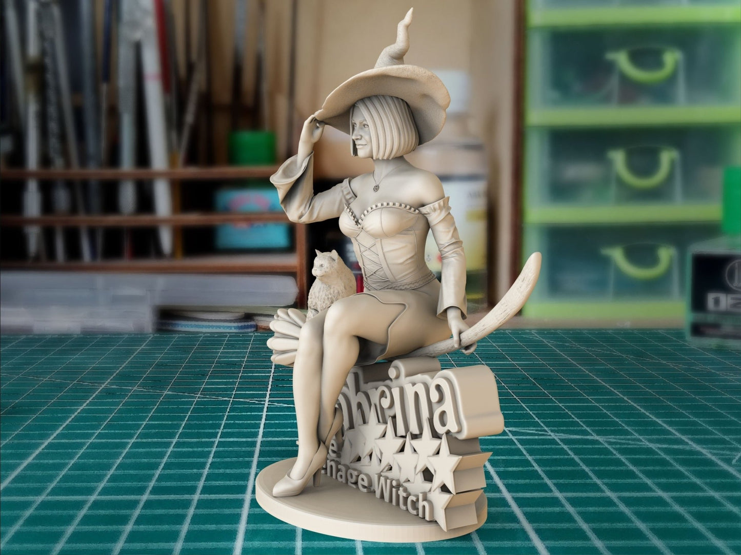 Sabrina the Witch - Artifex3D - Dark Forge Arts