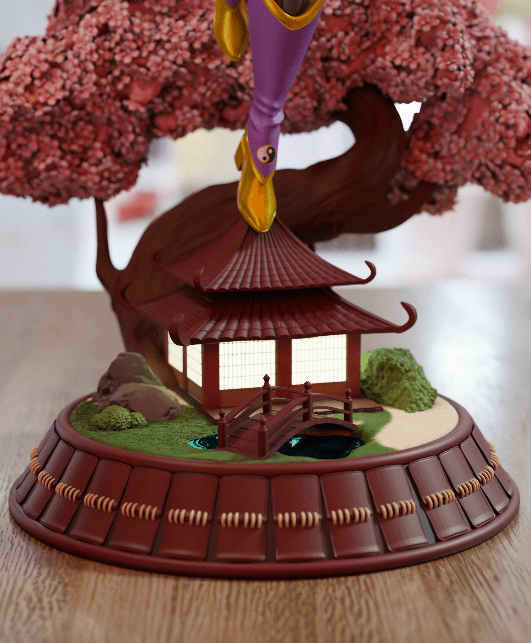 Sakuyamon - 3DMoonn - Dark Forge Arts