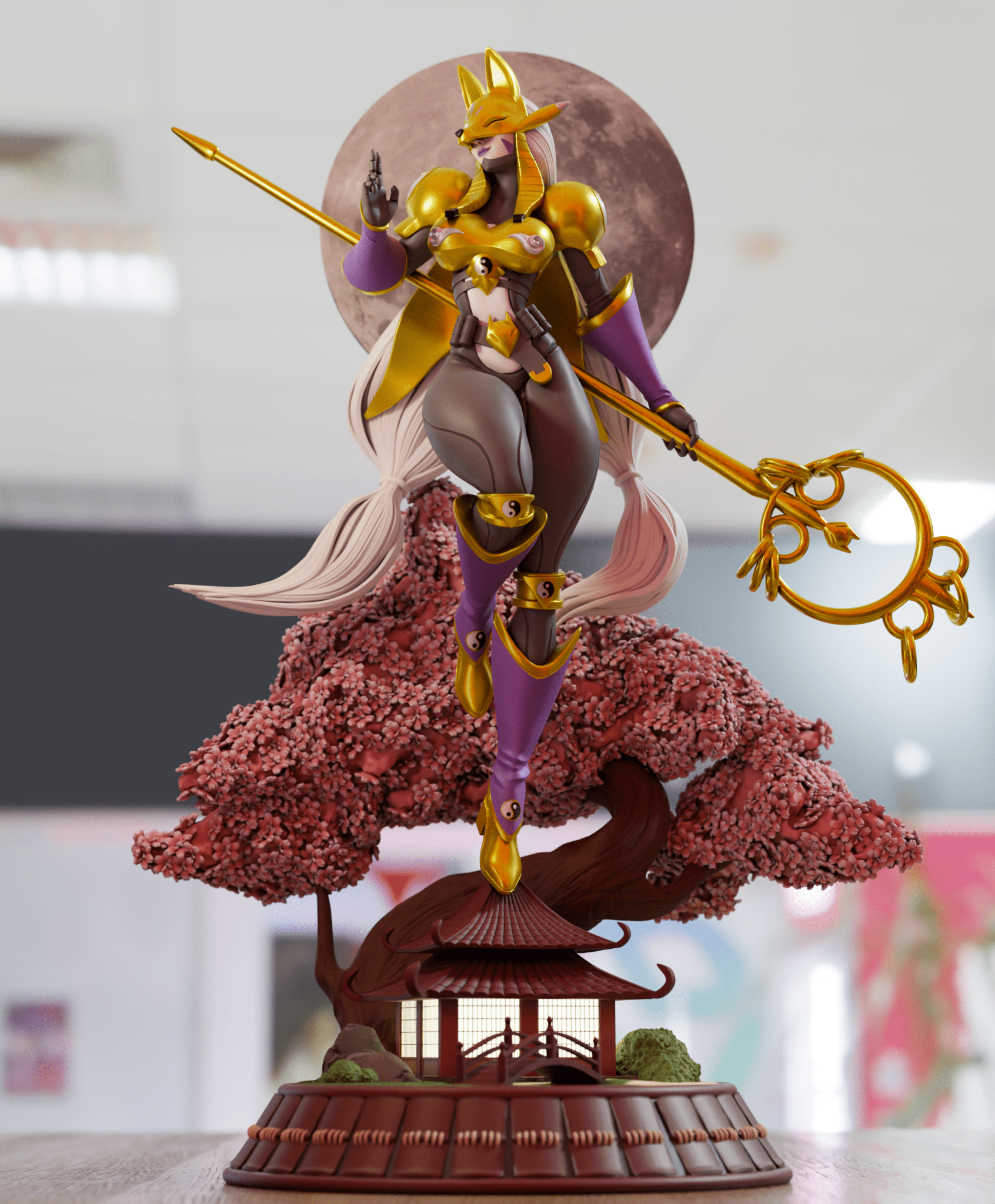 Sakuyamon - 3DMoonn - Dark Forge Arts