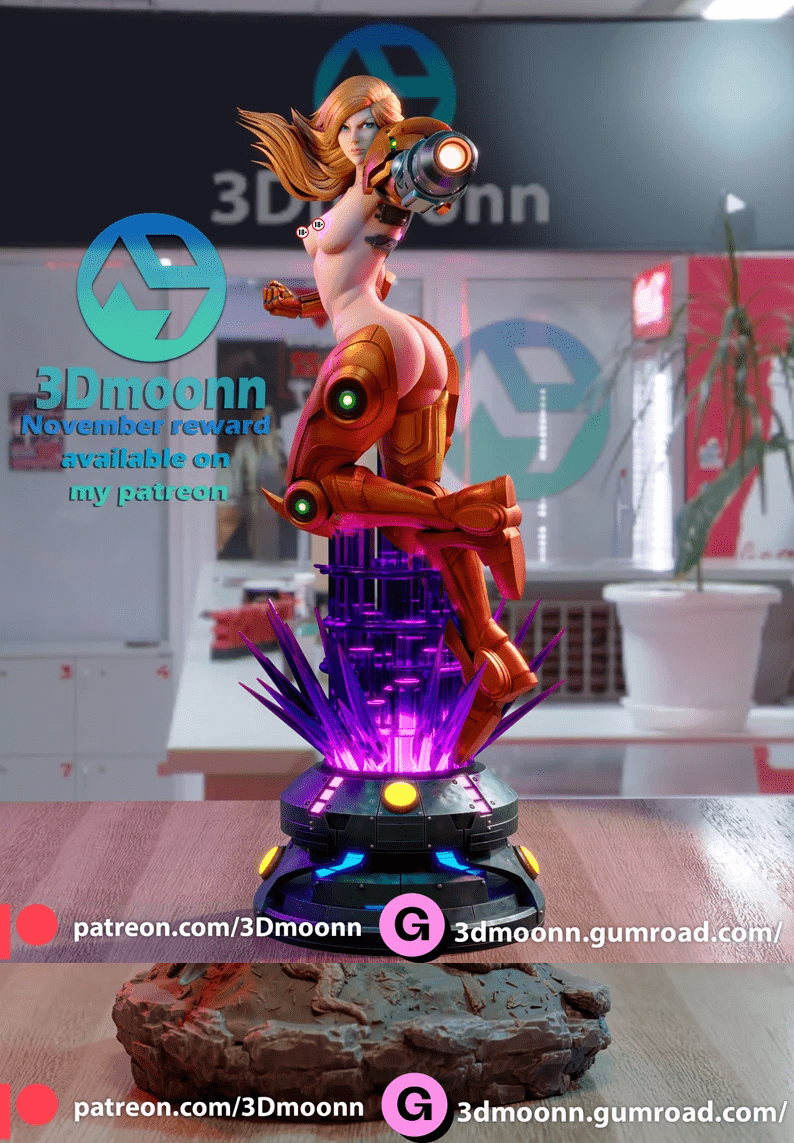 Samus - 3DMoonn - Dark Forge Arts