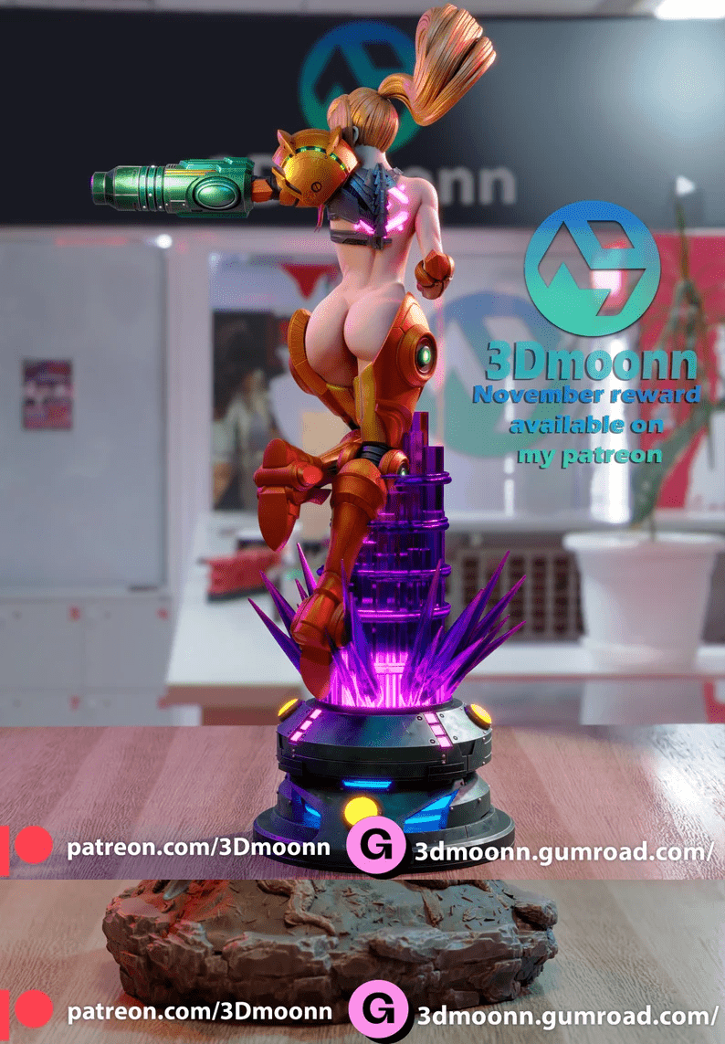 Samus - 3DMoonn - Dark Forge Arts