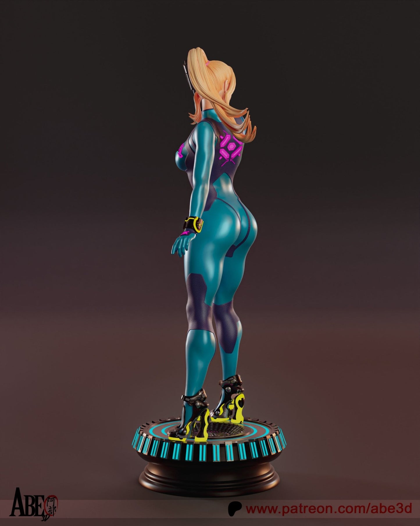 Samus Aran - Abe3D - Dark Forge Arts
