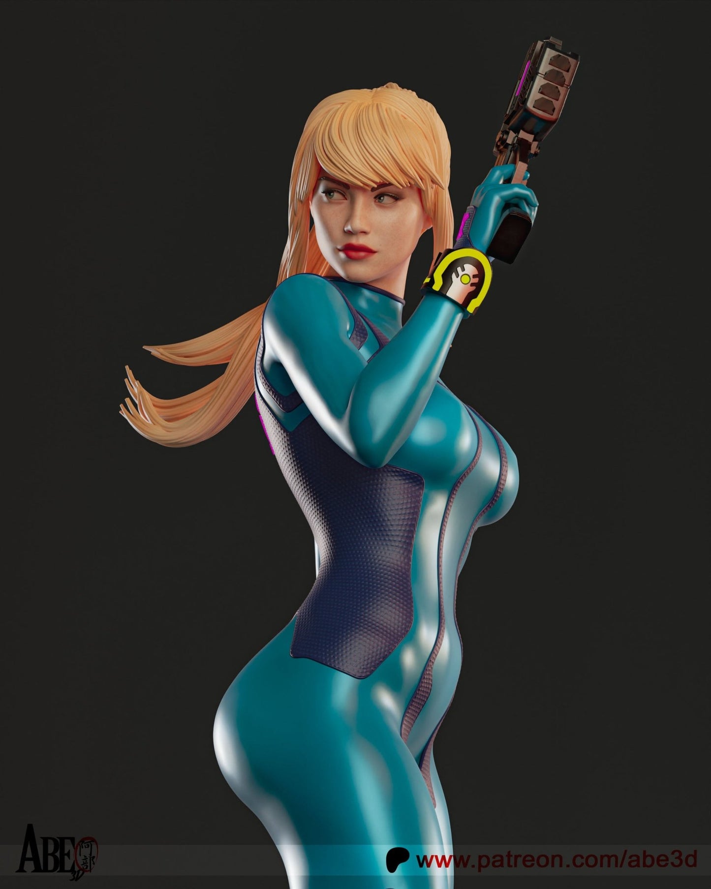 Samus Aran - Abe3D - Dark Forge Arts