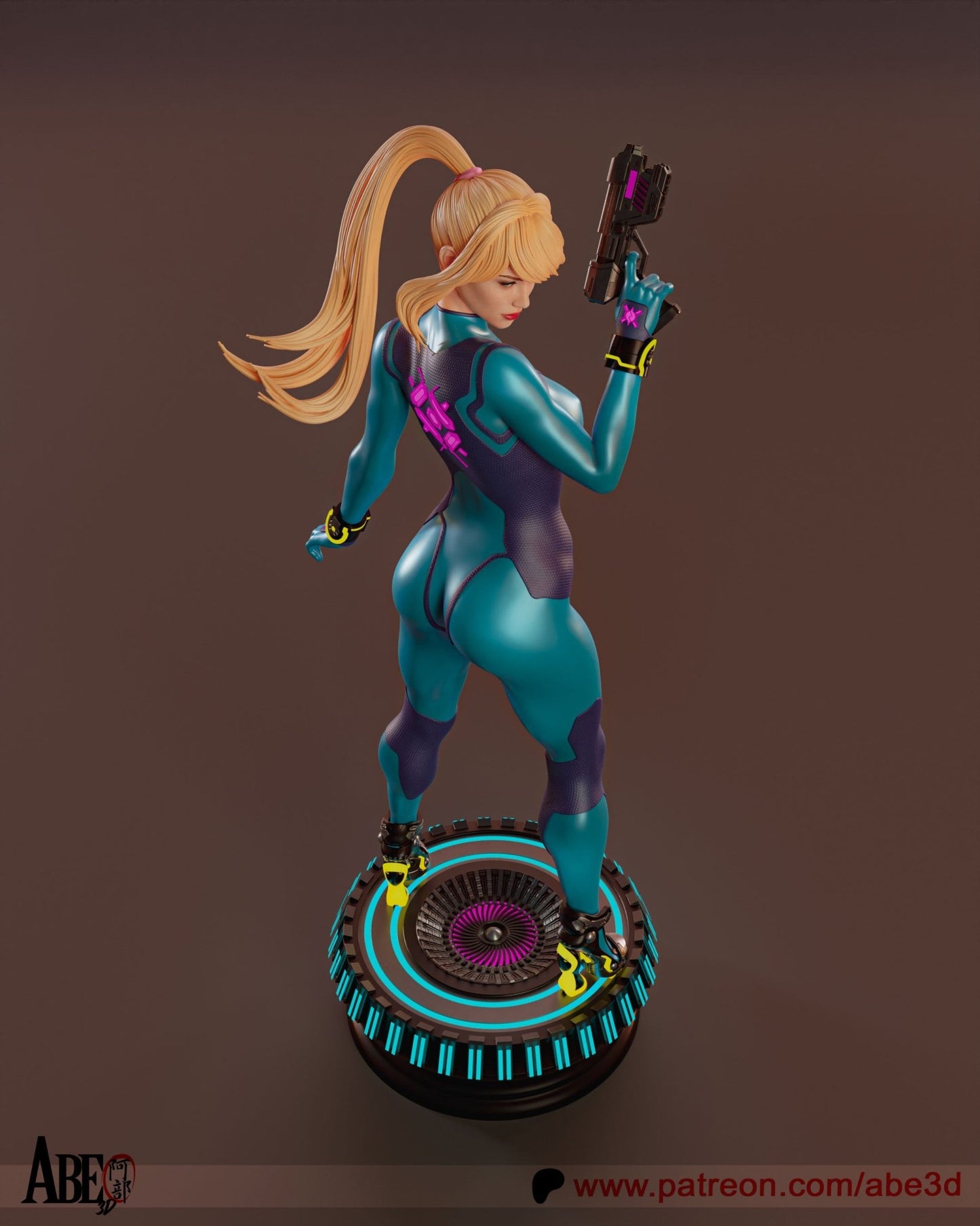 Samus Aran - Abe3D - Dark Forge Arts