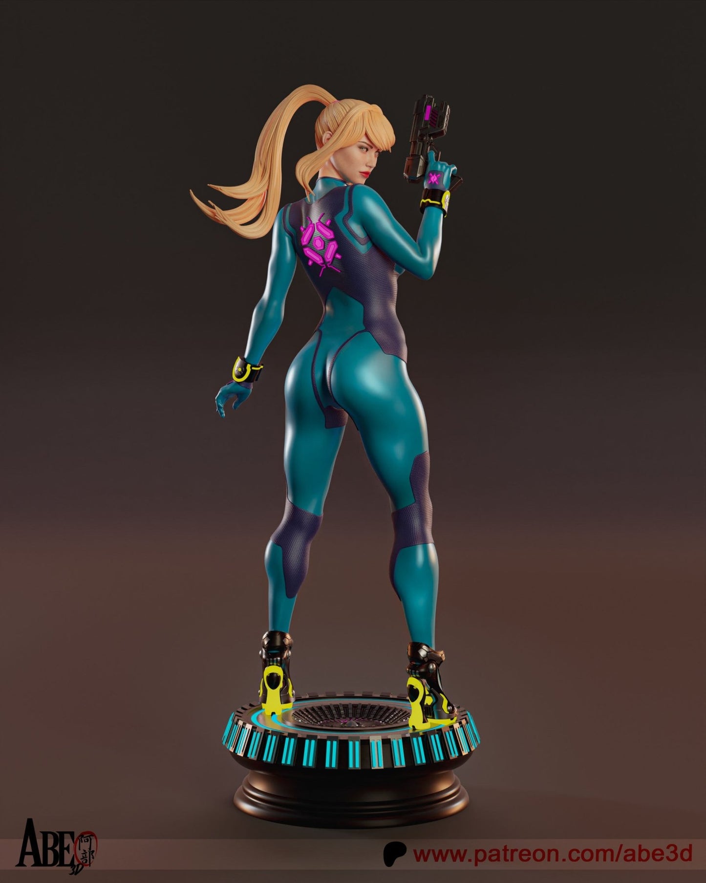 Samus Aran - Abe3D - Dark Forge Arts