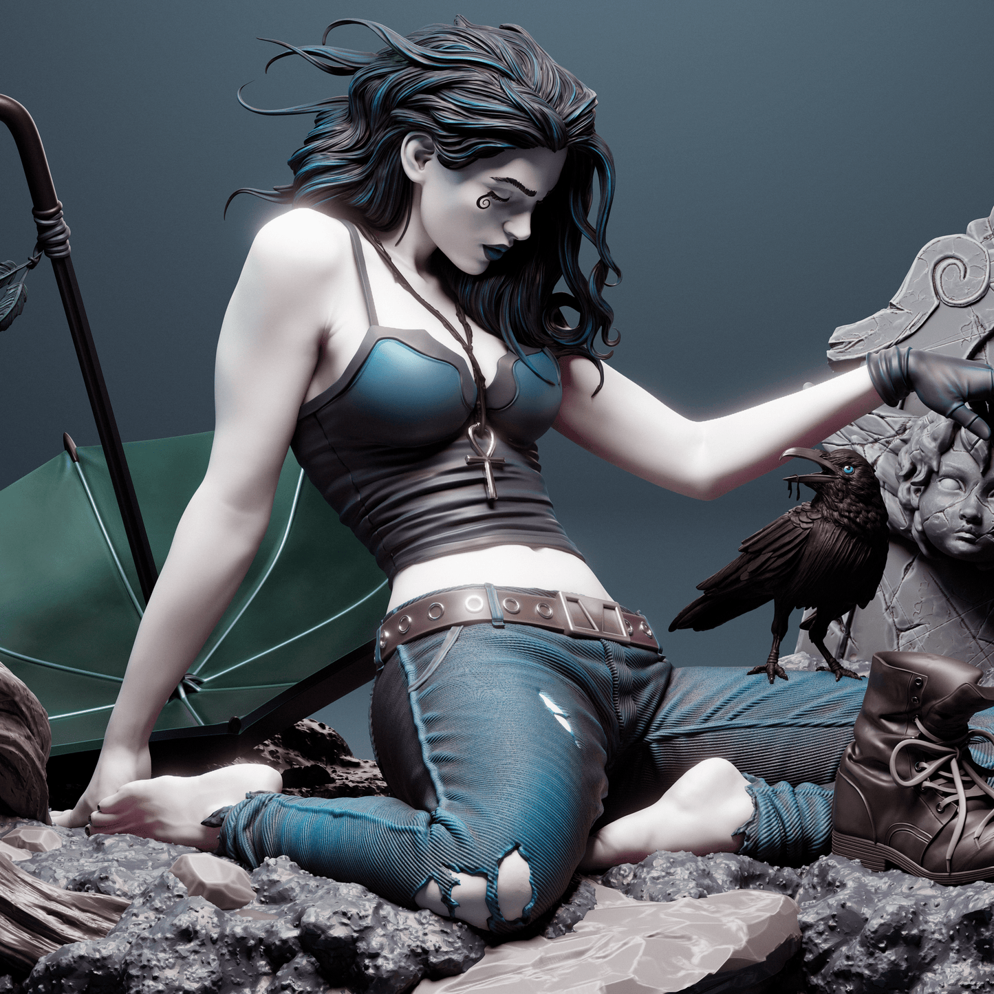 Sandman Death - CA 3D Studios - Dark Forge Arts