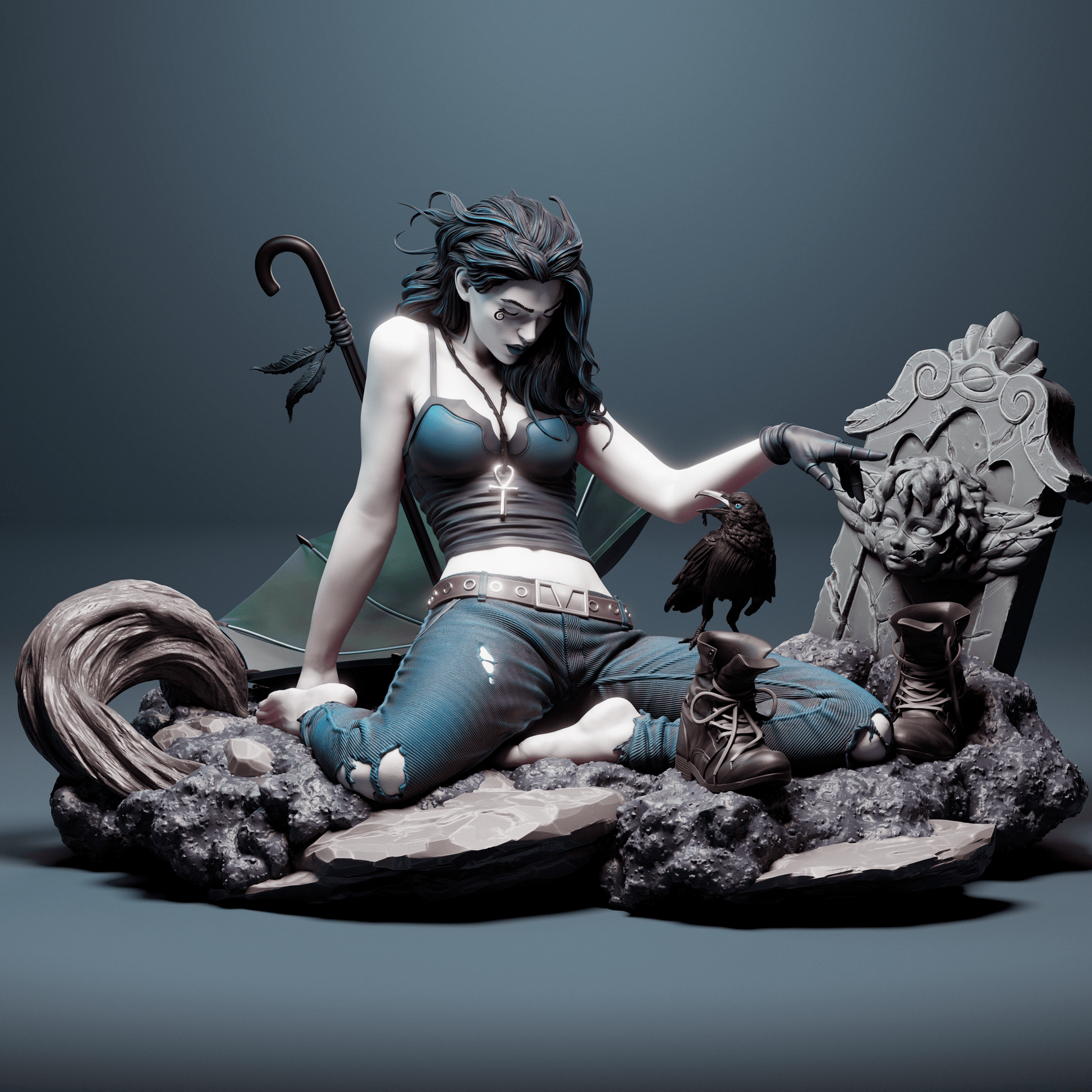 Sandman Death - CA 3D Studios - Dark Forge Arts