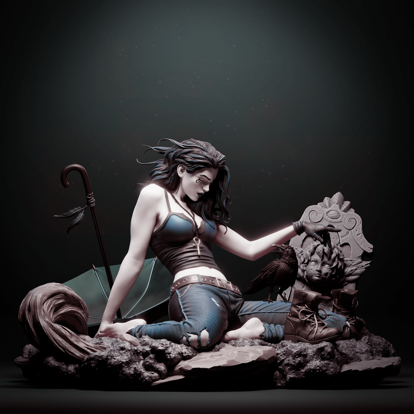 Sandman Death - CA 3D Studios - Dark Forge Arts