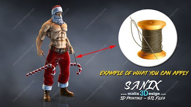 Santa Claus v2 - Sanix3D - Dark Forge Arts