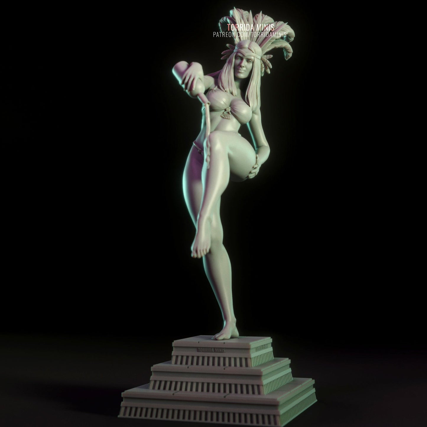 Santanico Pandemonium - Torrida Minis - Dark Forge Arts