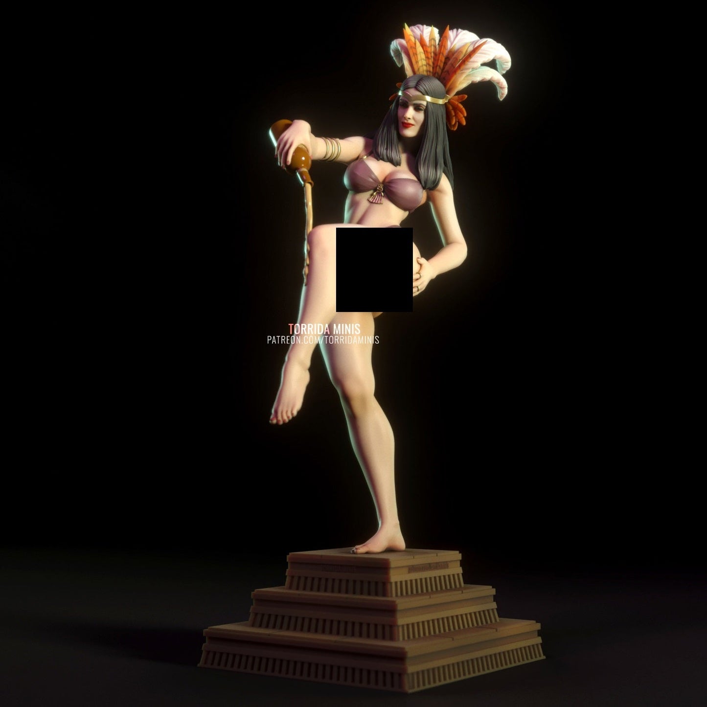 Santanico Pandemonium - Torrida Minis - Dark Forge Arts