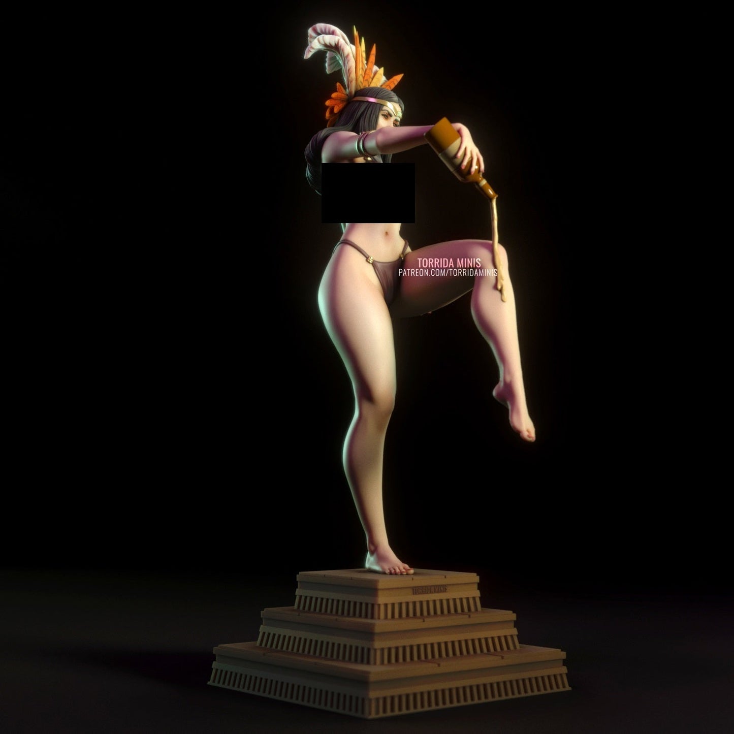 Santanico Pandemonium - Torrida Minis - Dark Forge Arts
