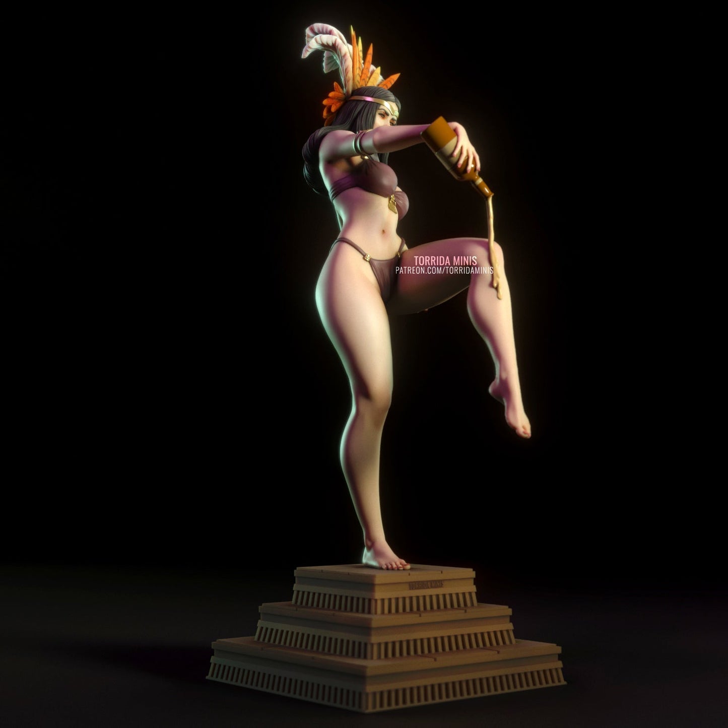Santanico Pandemonium - Torrida Minis - Dark Forge Arts