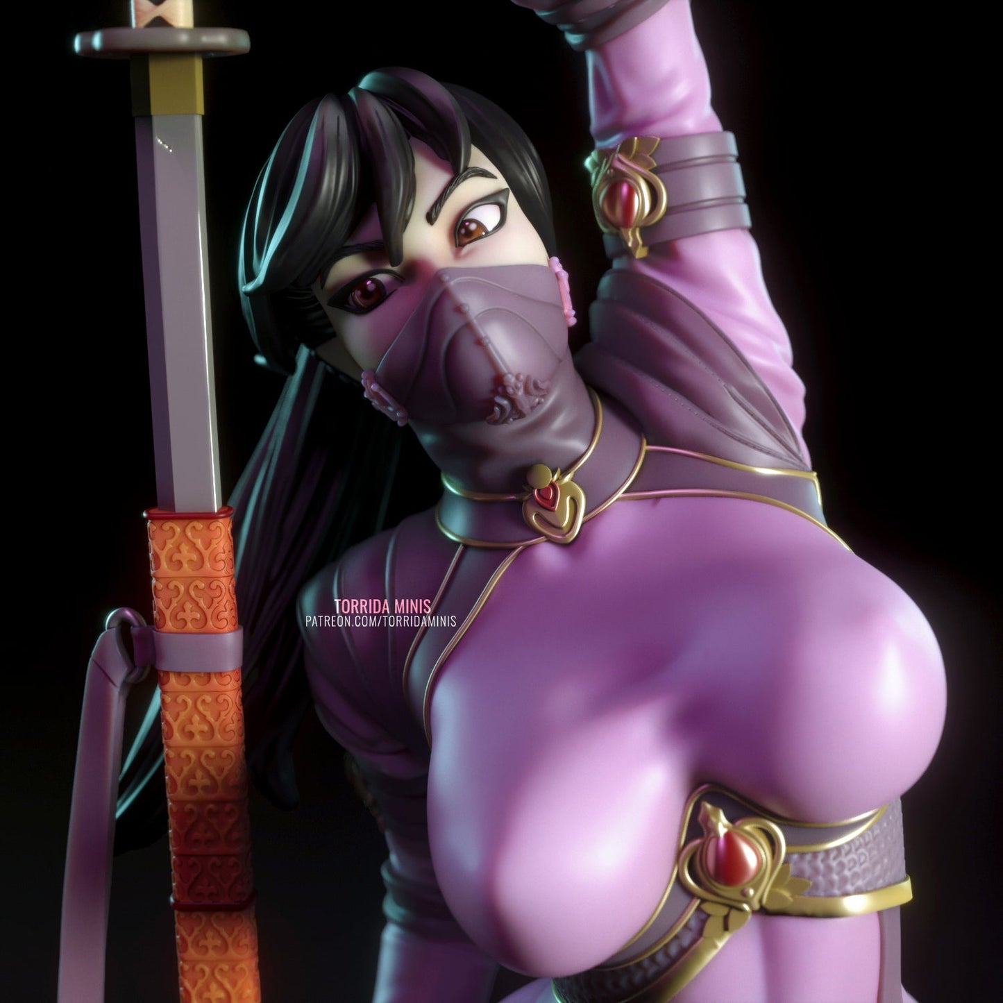 Sara - Torrida Minis - Dark Forge Arts