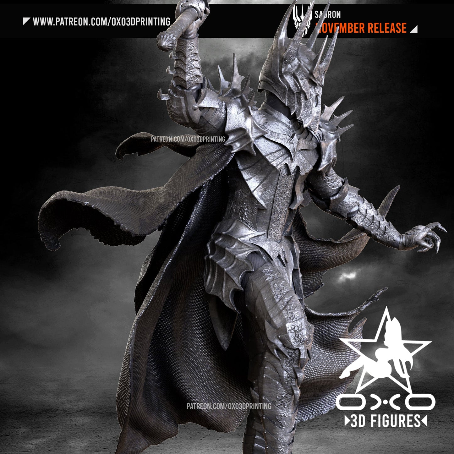 Sauron - OXO3D - Dark Forge Arts