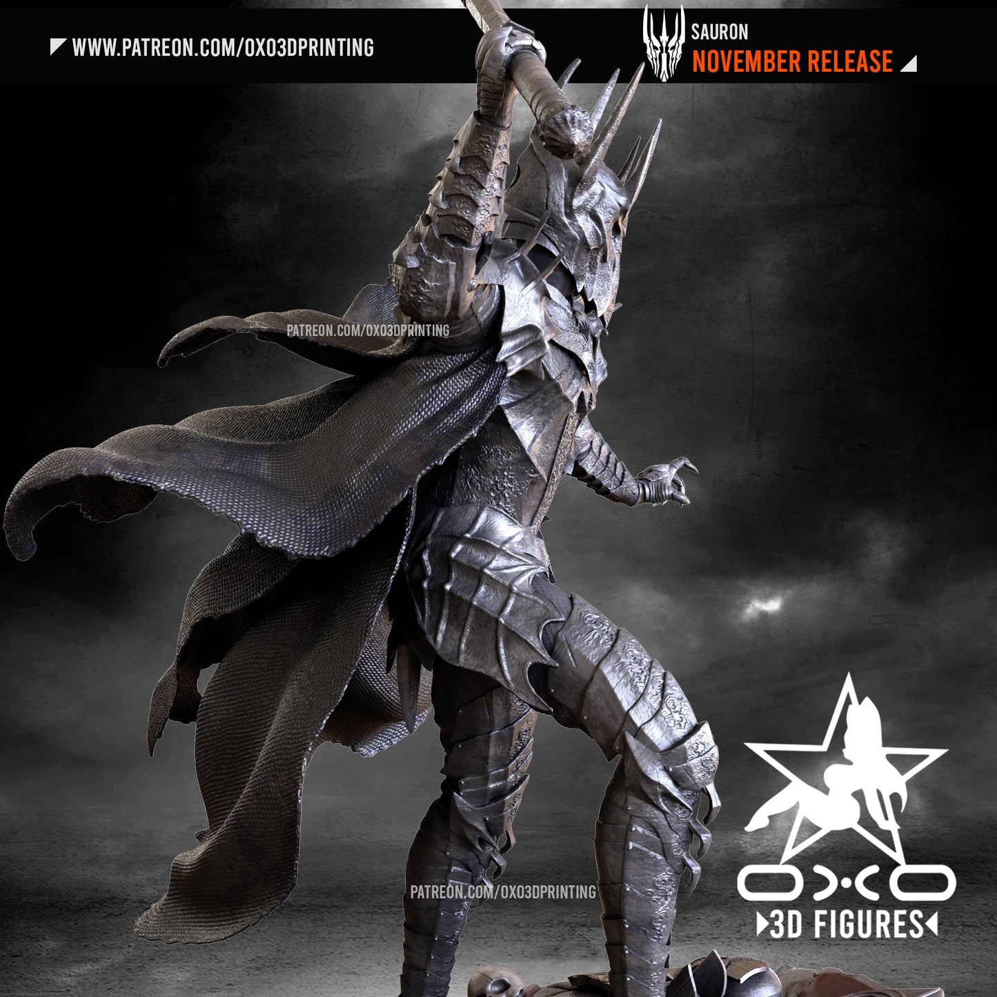 Sauron - OXO3D - Dark Forge Arts