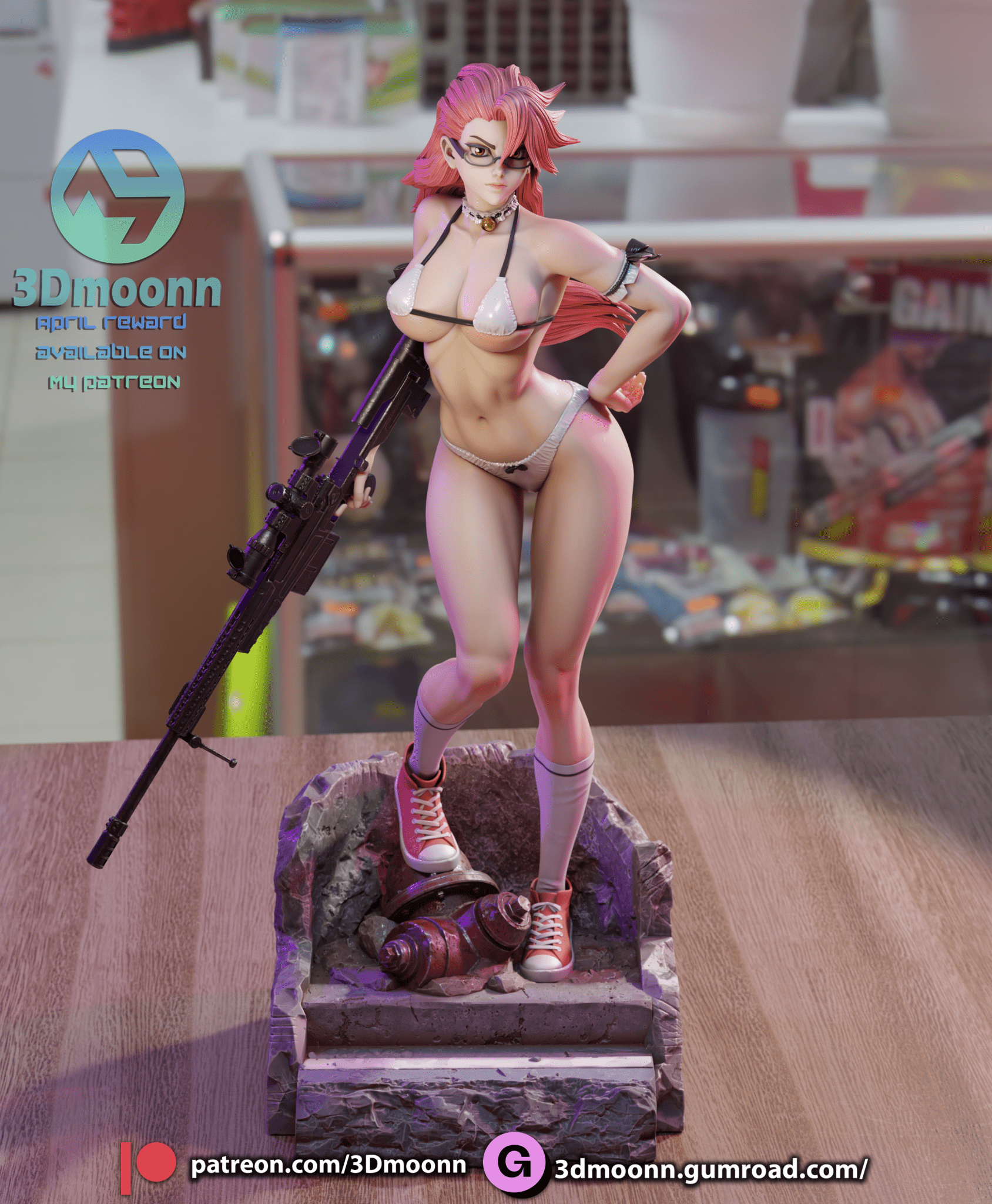 Saya Takagi - 3DMoonn - Dark Forge Arts