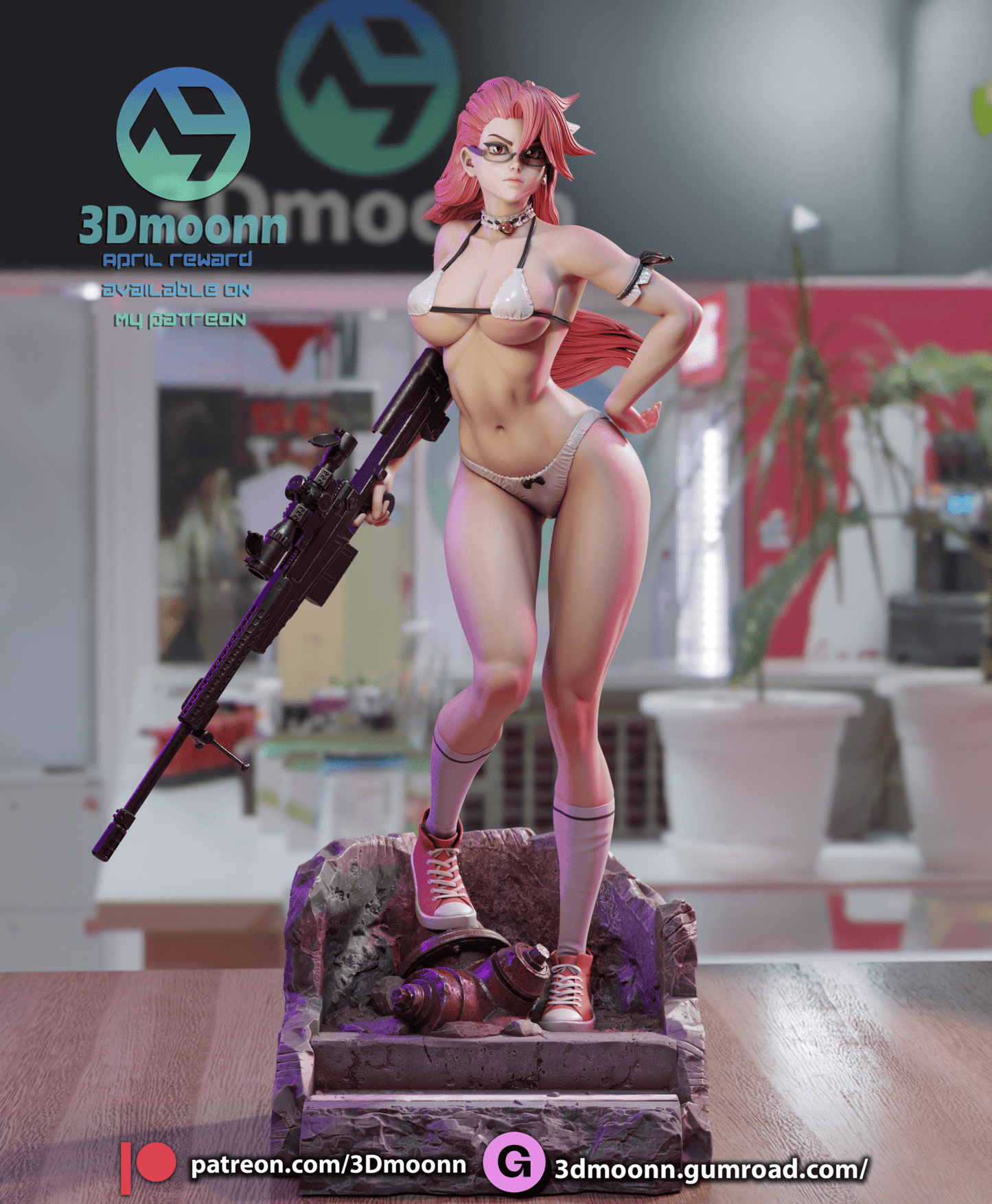 Saya Takagi - 3DMoonn - Dark Forge Arts