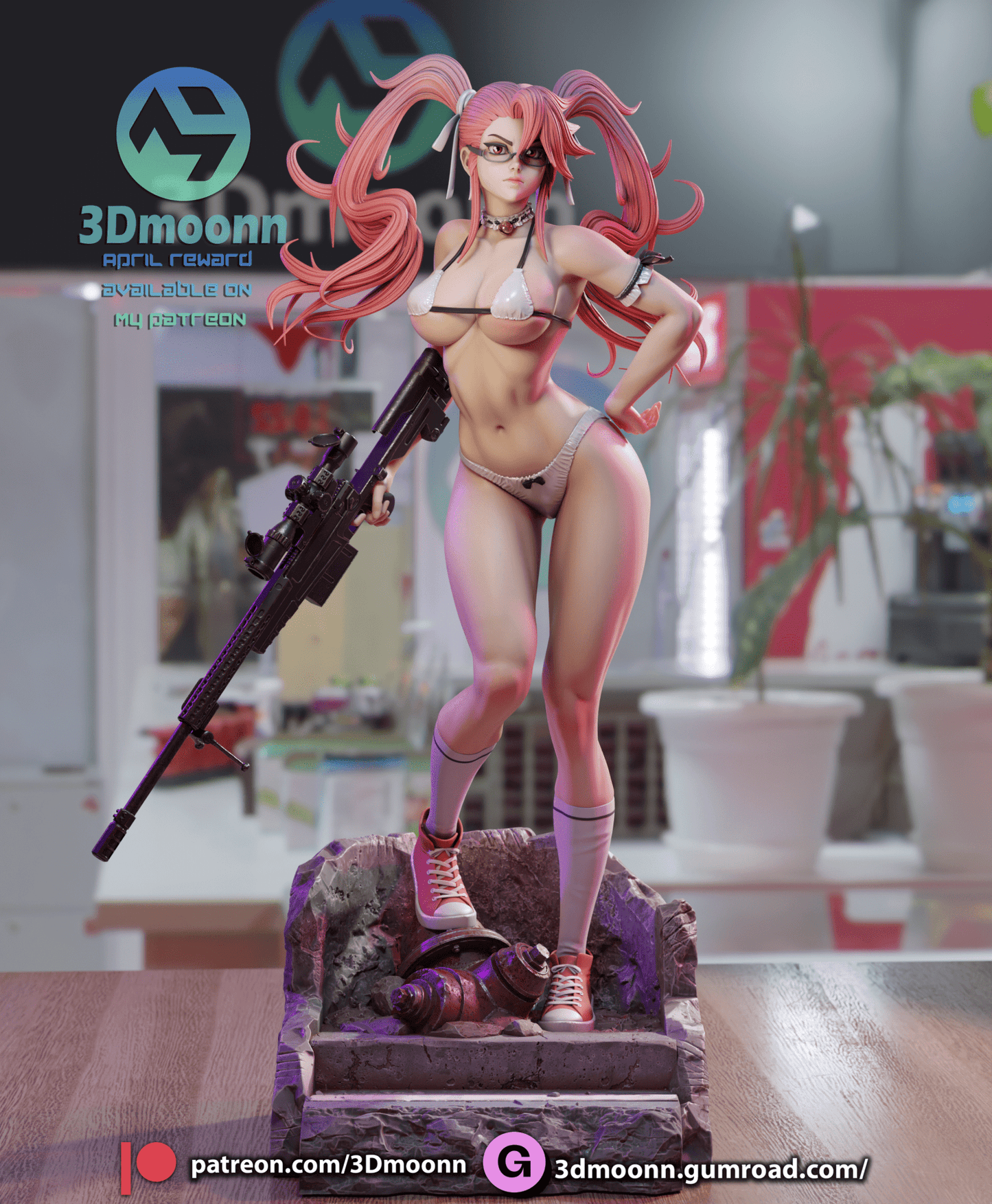 Saya Takagi - 3DMoonn - Dark Forge Arts