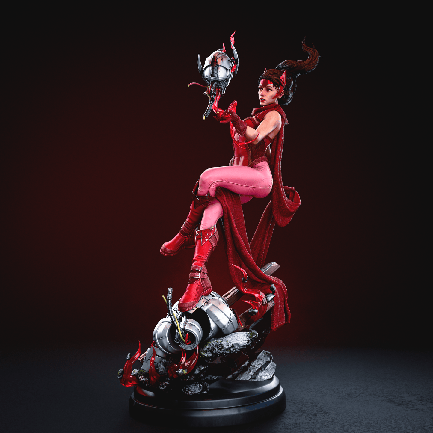 Scarlet Witch - CA 3D Studios - Dark Forge Arts