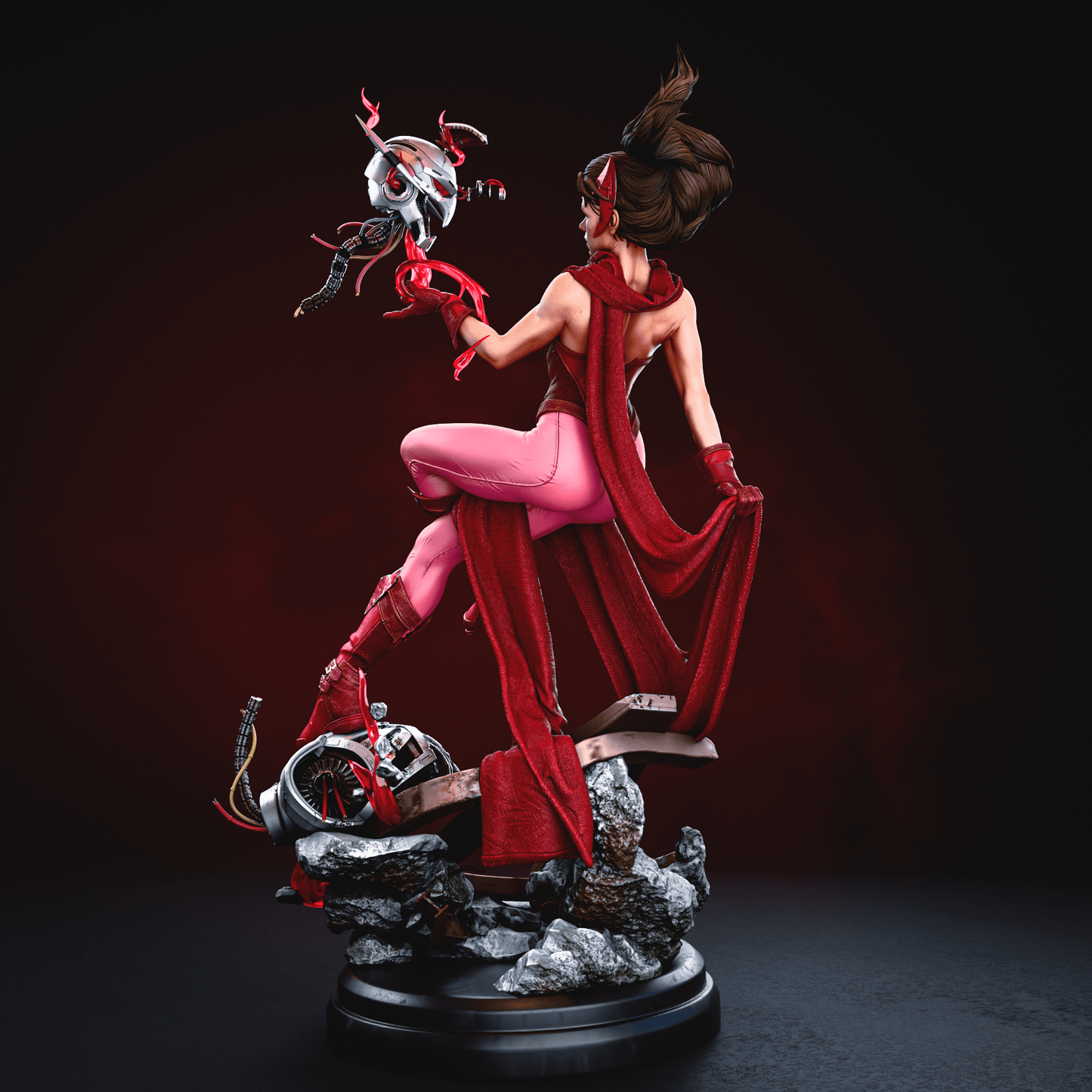 Scarlet Witch - CA 3D Studios - Dark Forge Arts