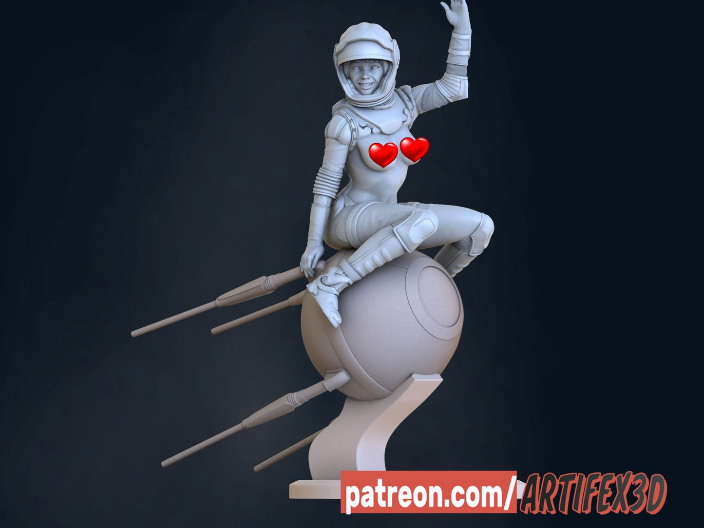 Sci - Fi Girl - Artifex3D - Dark Forge Arts