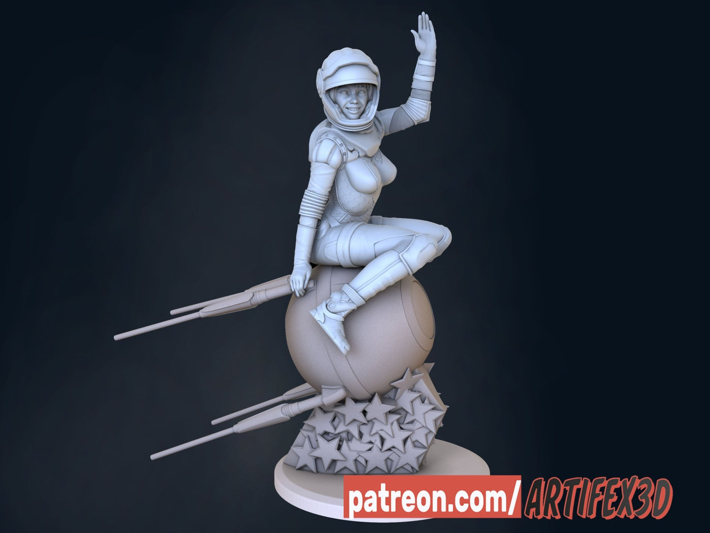 Sci - Fi Girl - Artifex3D - Dark Forge Arts