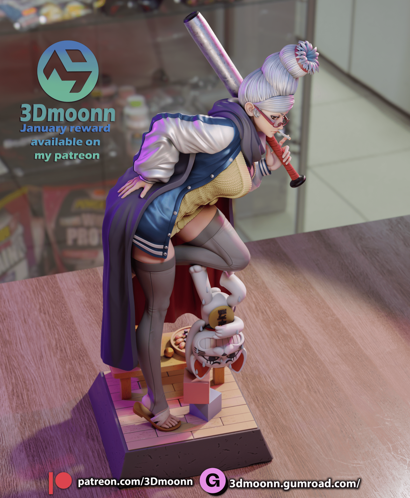 Seiko Ayase - 3DMoonn - Dark Forge Arts