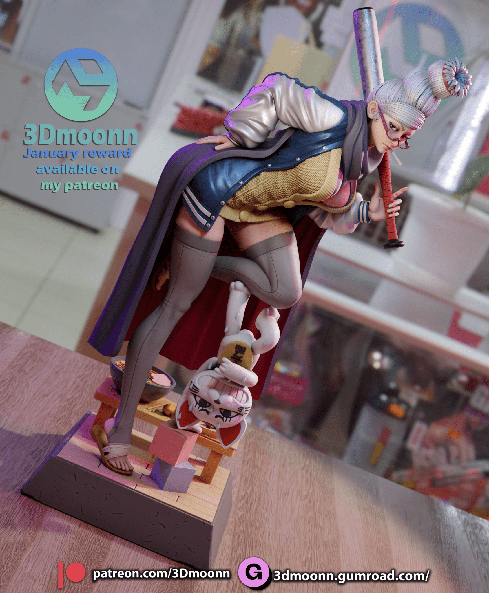 Seiko Ayase - 3DMoonn - Dark Forge Arts