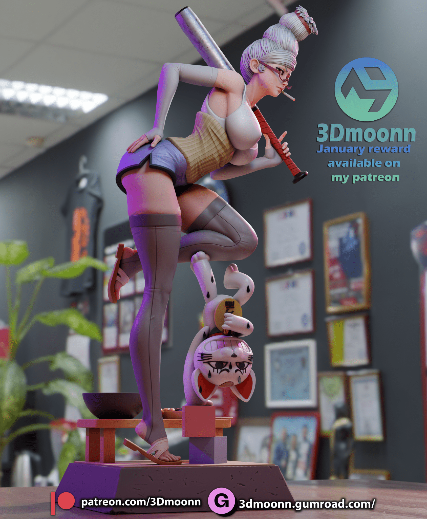 Seiko Ayase - 3DMoonn - Dark Forge Arts