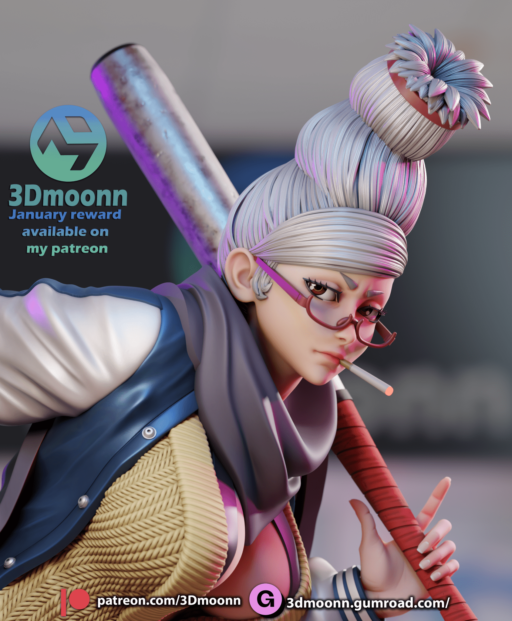 Seiko Ayase - 3DMoonn - Dark Forge Arts