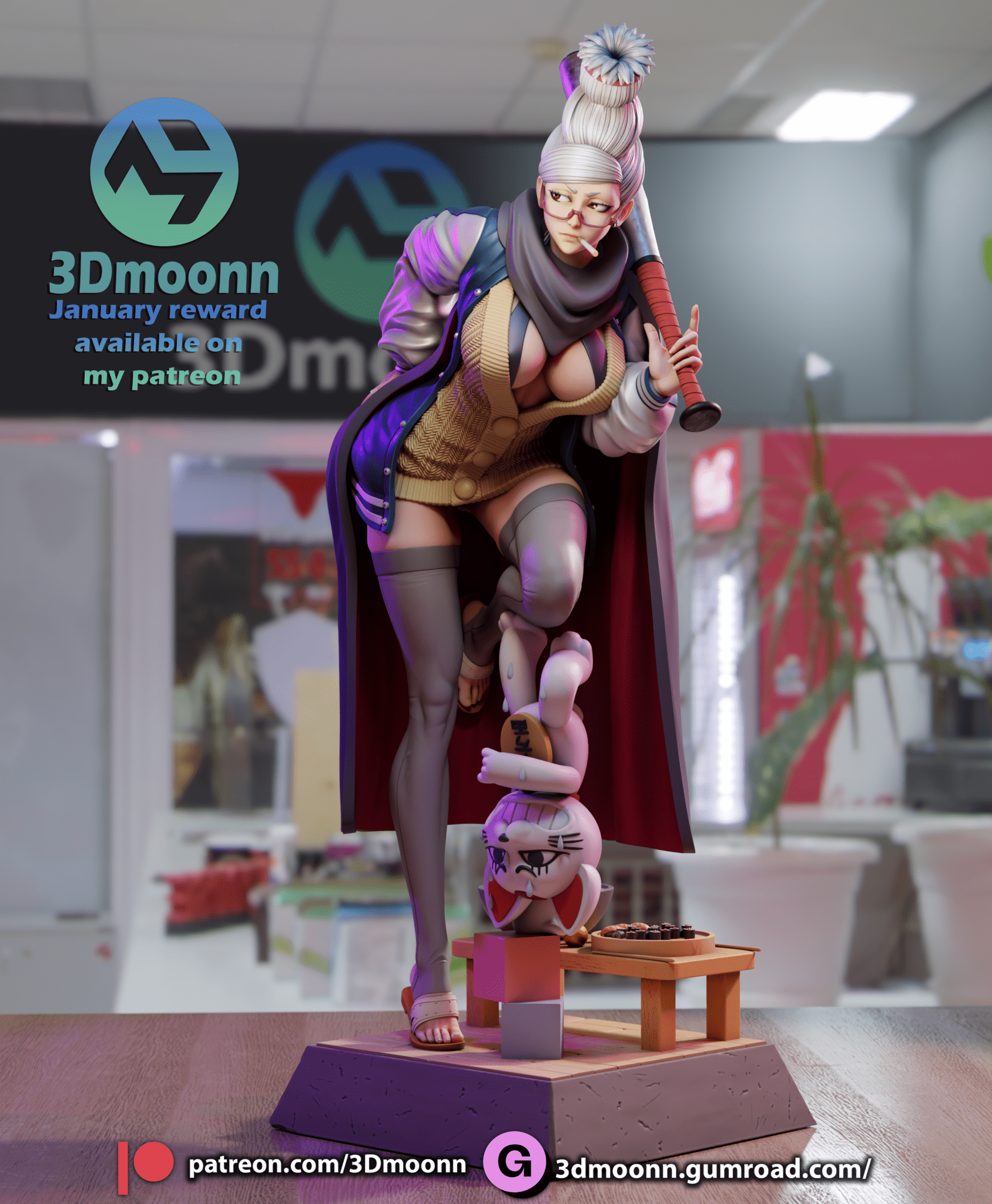 Seiko Ayase - 3DMoonn - Dark Forge Arts