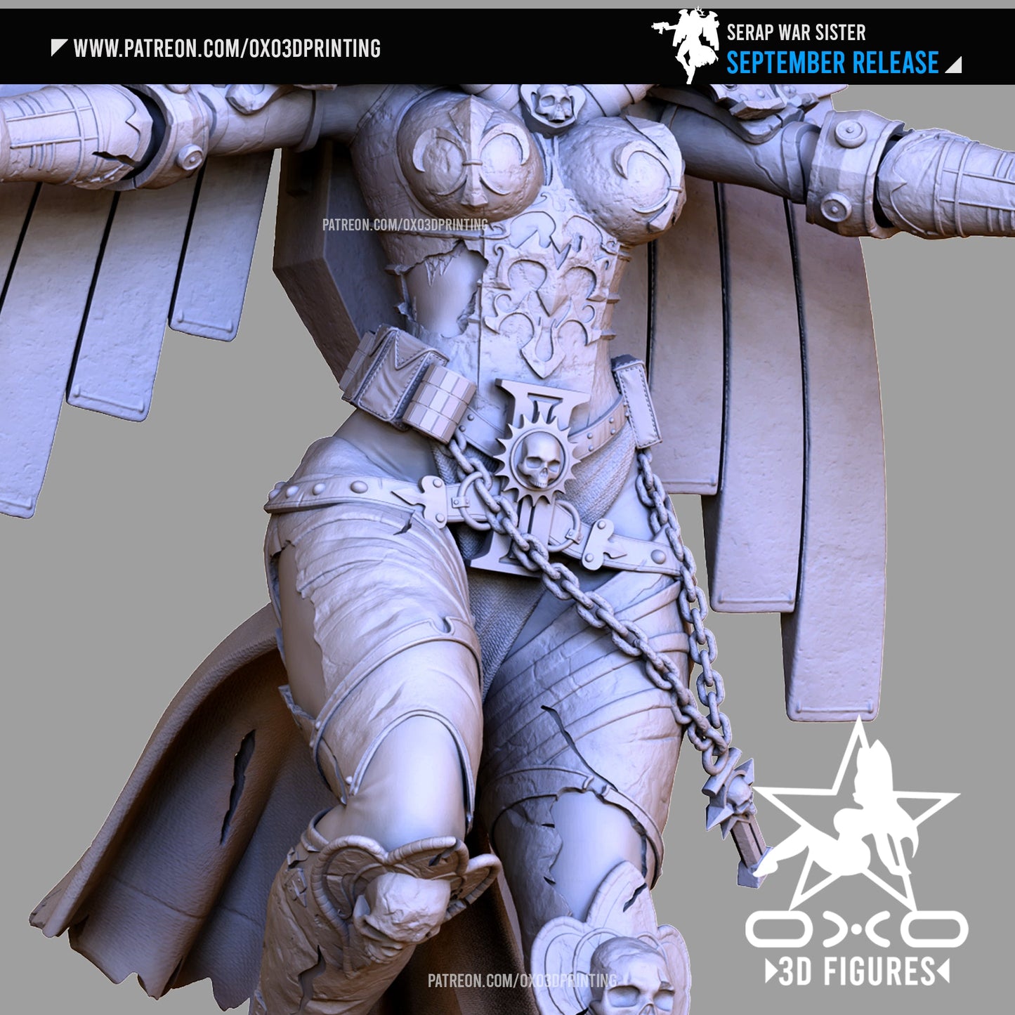 Serap War Sister - OXO3D - Dark Forge Arts