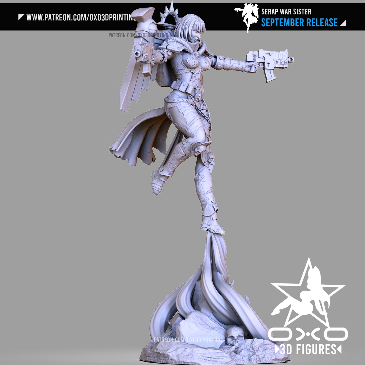 Serap War Sister - OXO3D - Dark Forge Arts