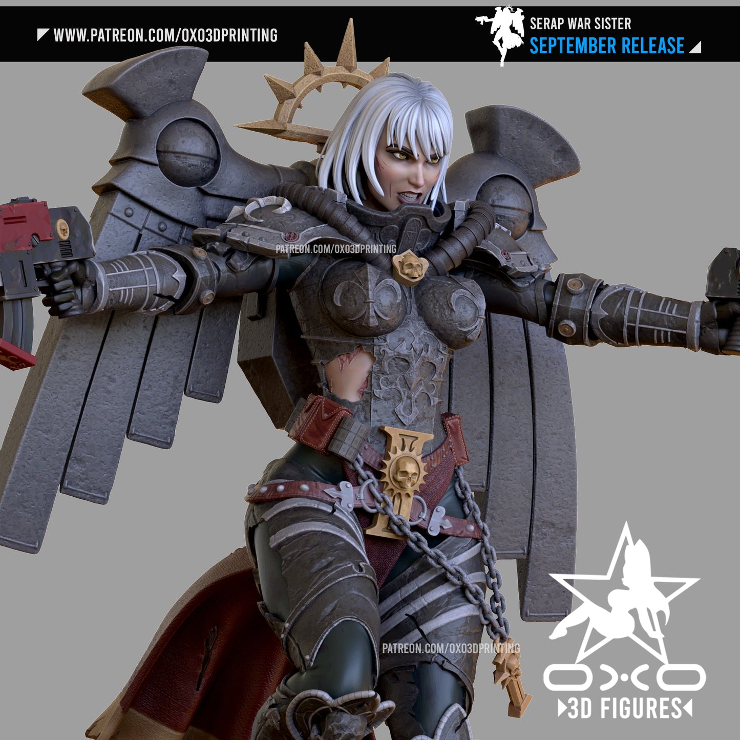 Serap War Sister - OXO3D - Dark Forge Arts