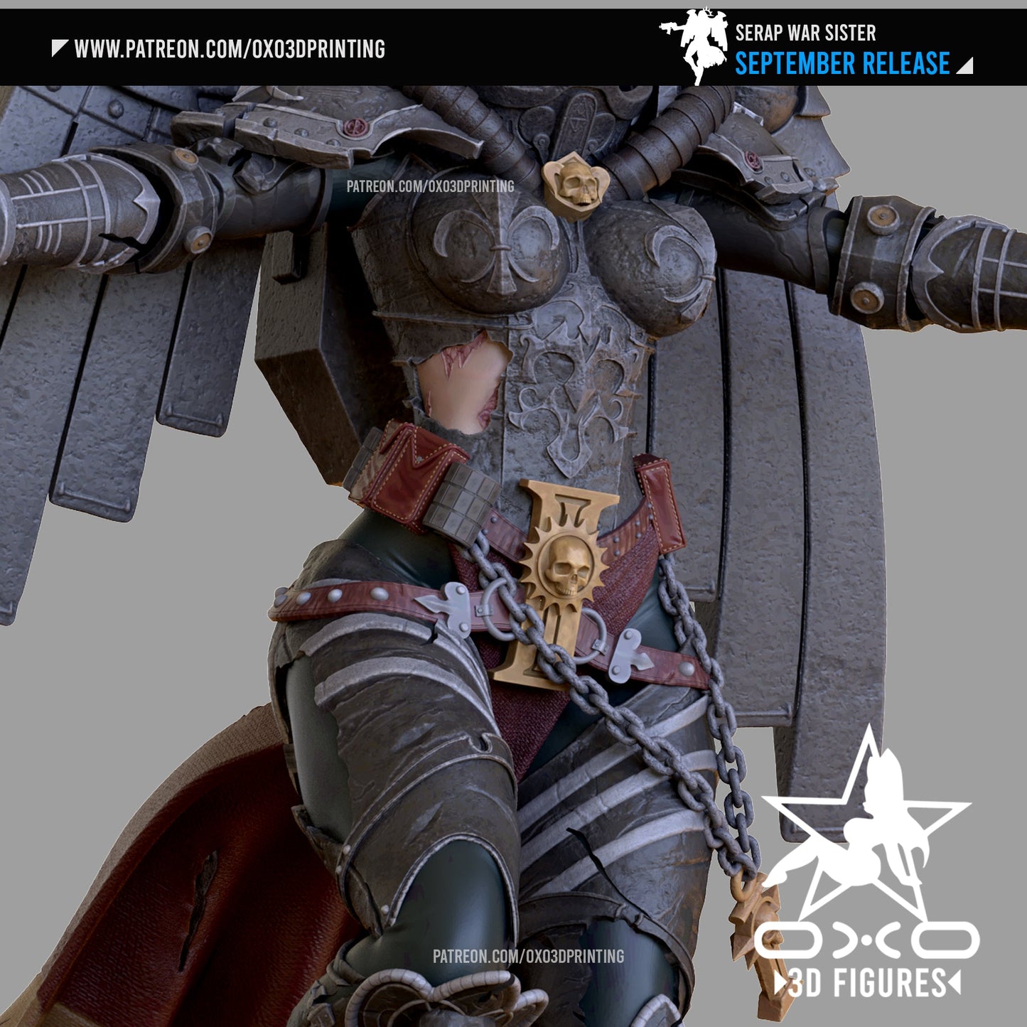 Serap War Sister - OXO3D - Dark Forge Arts